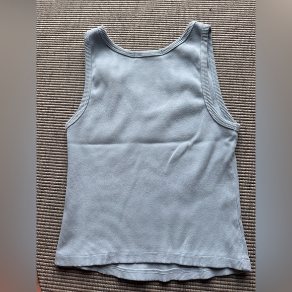 Perfectwhitetee Blondie tank top. Light blue. Size XS. - Picture 4 of 5